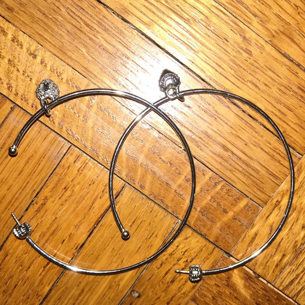 SOLD-Juicy Couture Large Hoop Earrings